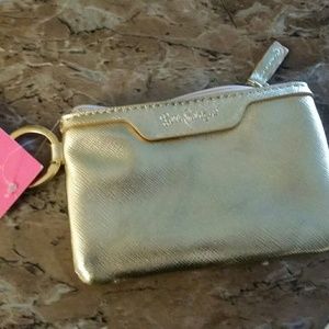 Lilly Pulitzer Key ID Wallet Case Gold